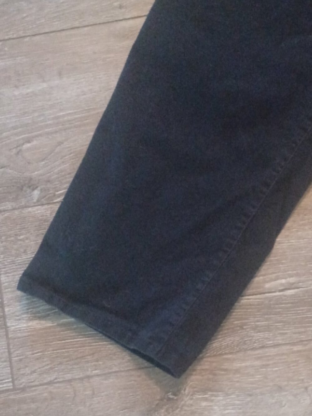 PLUS Gloria Vanderbilt Amanda Trouser Navy Blue Zip Fly 4 Pocket Straight 24W - Picture 2 of 10